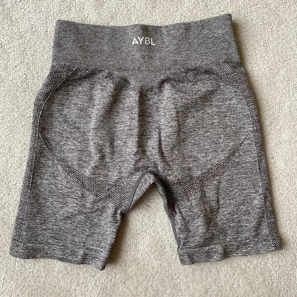 AYBL Motion Seamless Cycling Shorts - Grey Marl